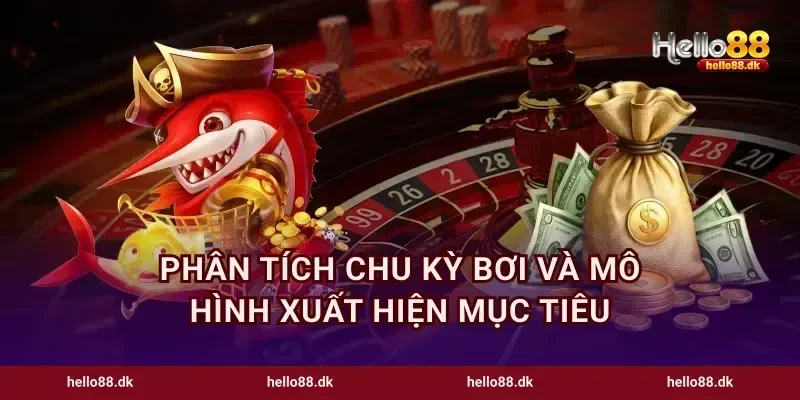 Phân tích chu kỳ bơi và mô hình xuất hiện mục tiêu