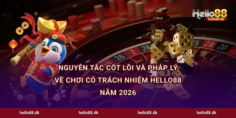 Nguyên tắc cốt lõi và pháp lý về chơi có trách nhiệm Hello88 năm 2026