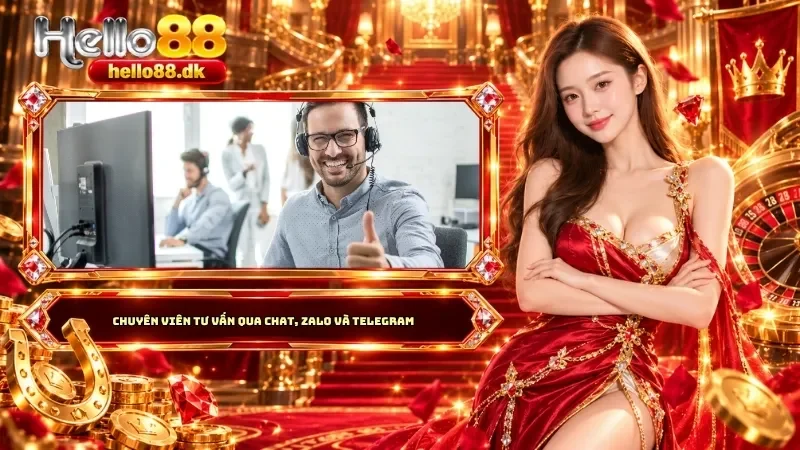 Chuyên viên tư vấn qua chat, Zalo và Telegram