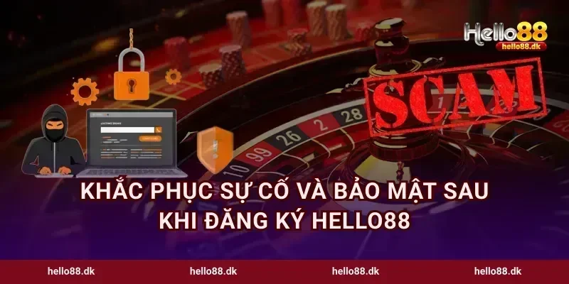 Khắc phục sự cố và bảo mật sau khi đăng ký Hello88