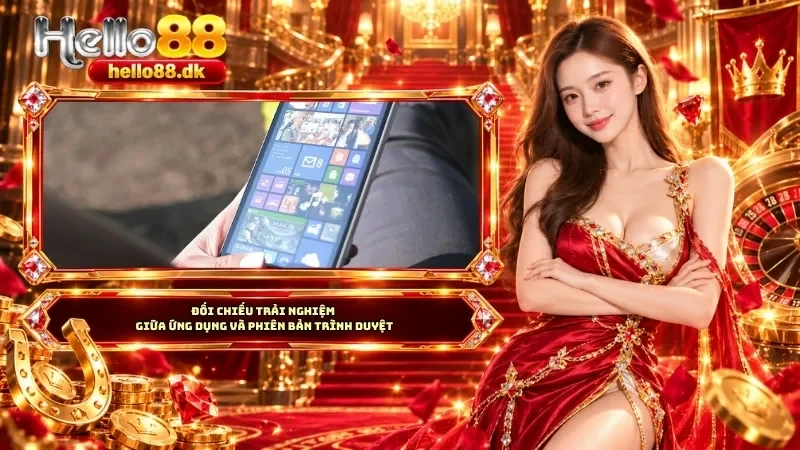 Đối chiếu trải nghiệm giữa ứng dụng và phiên bản trình duyệt