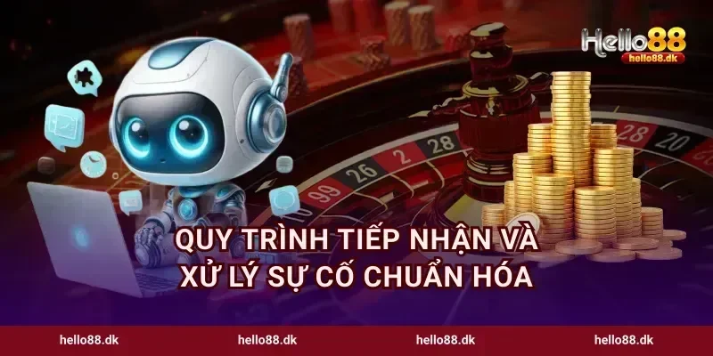 Quy trình tiếp nhận và xử lý sự cố chuẩn hóa