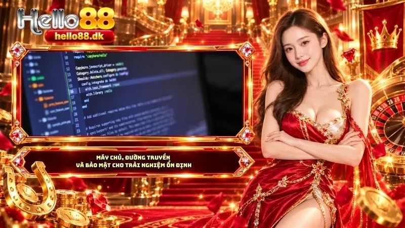 Máy chủ, đường truyền và bảo mật cho trải nghiệm ổn định