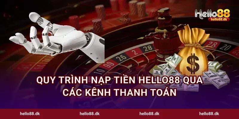 Quy trình nạp tiền Hello88 qua các kênh thanh toán