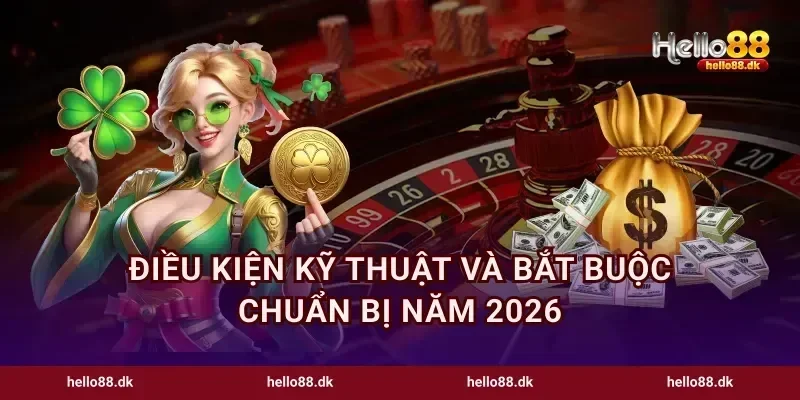 Điều kiện kỹ thuật và bắt buộc chuẩn bị năm 2026