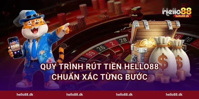 Quy trình rút tiền Hello88 chuẩn xác từng bước