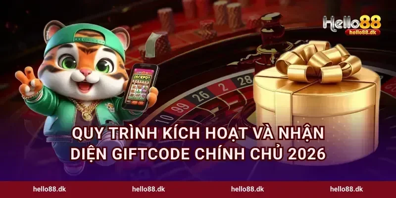 Quy trình kích hoạt và nhận diện giftcode chính chủ 2026