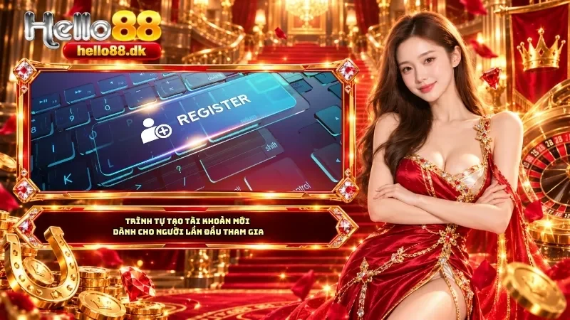 Trình tự tạo tài khoản mới dành cho người lần đầu tham gia