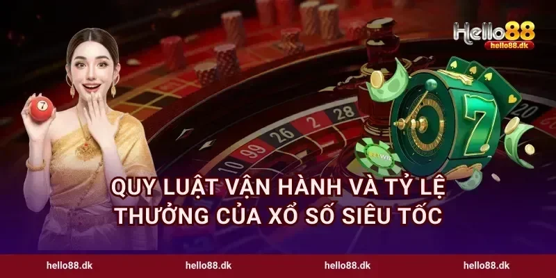 Quy luật vận hành và tỷ lệ thưởng của xổ số siêu tốc